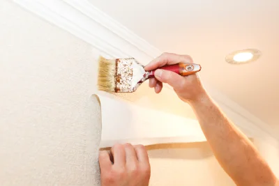 Pose de papier peint à Lugny — revêtements muraux et toiles de verre